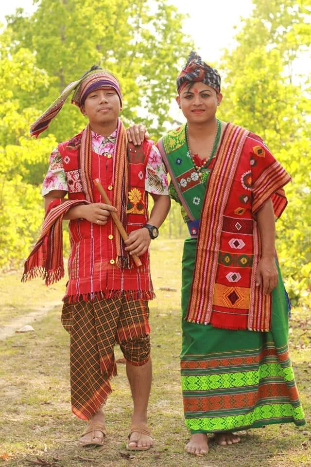 Rabha Traditional Dress