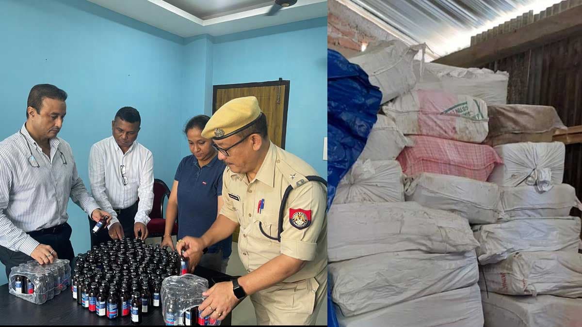 Guwahati became an international base for illegal drugs - Police seized 30,000 bottles of illegal cough syrup