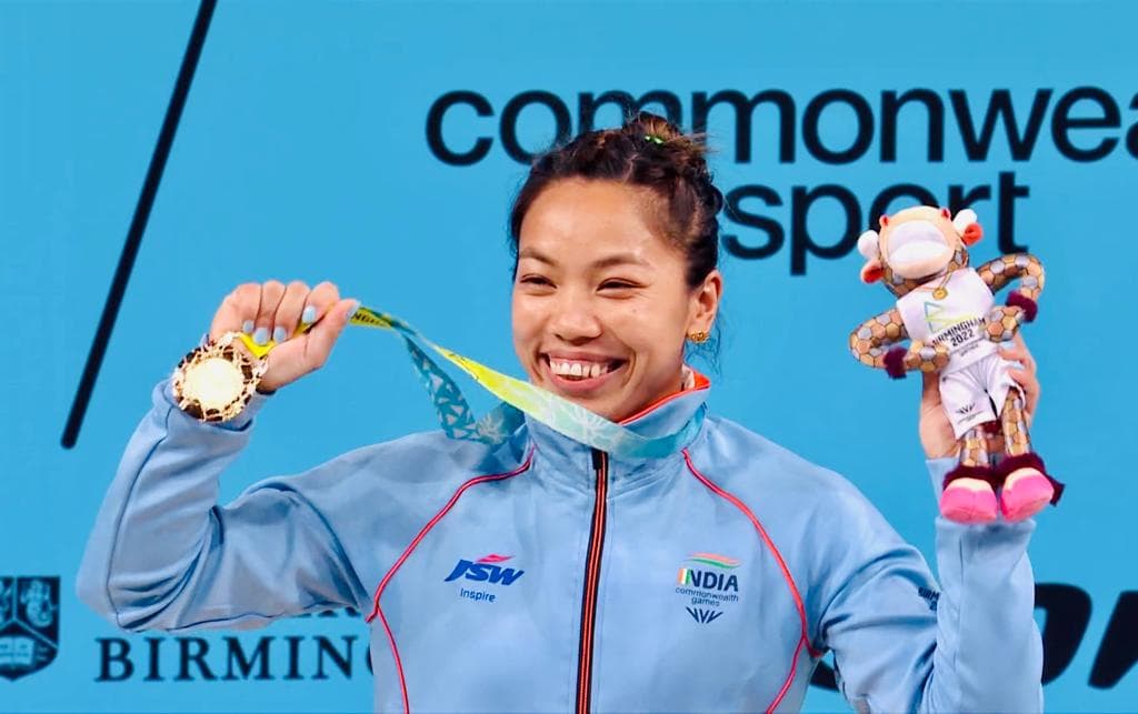 Mirabai Chanu clinched the first gold medal for India at the Birmingham Commonwealth Games
