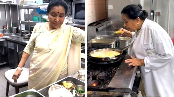 'Asha's Restaurant' – Singer Asha Bhosle seen cooking at her restaurant in Dubai