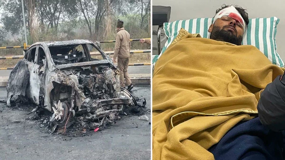 Rishabh Pant Accident - Cricketer Rishabh Pant met with a serious car accident