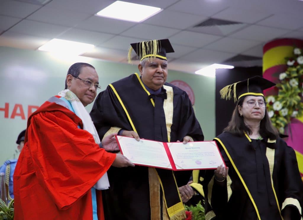 Celebration of Excellence: Vice-President Honors Distinguished Achievers at Panjab University Convocation