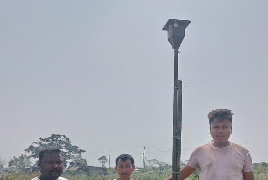 Solar powered LED lights installed in HEC hotspots to facilitate coexistence