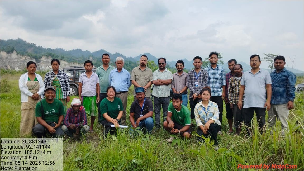 Aaranyak Plants 100,000 Saplings to Restore Elephant Habitat in Assam's Bhairabkunda Reserve Forest