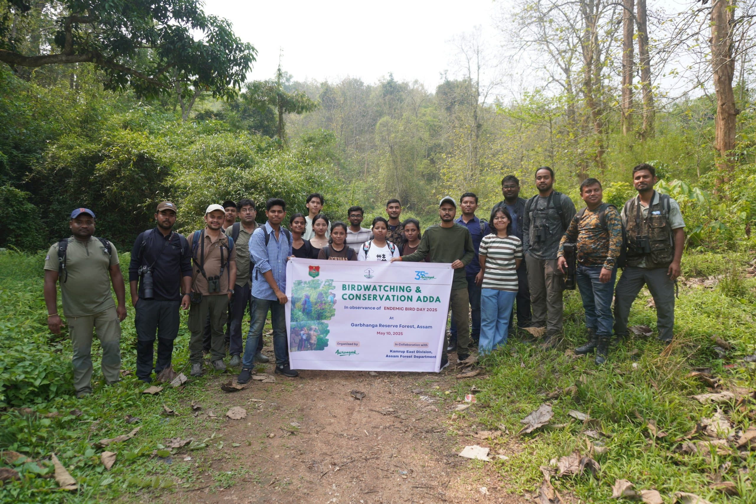 Endemic Bird Day 2025: Aaranyak and Forest Department Host Nature Awareness Event in Garbhanga