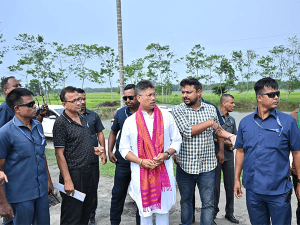 Assam Water Resources Minister Pijush Hazarika Inspects Advanced Embankment Projects in Tamulpur