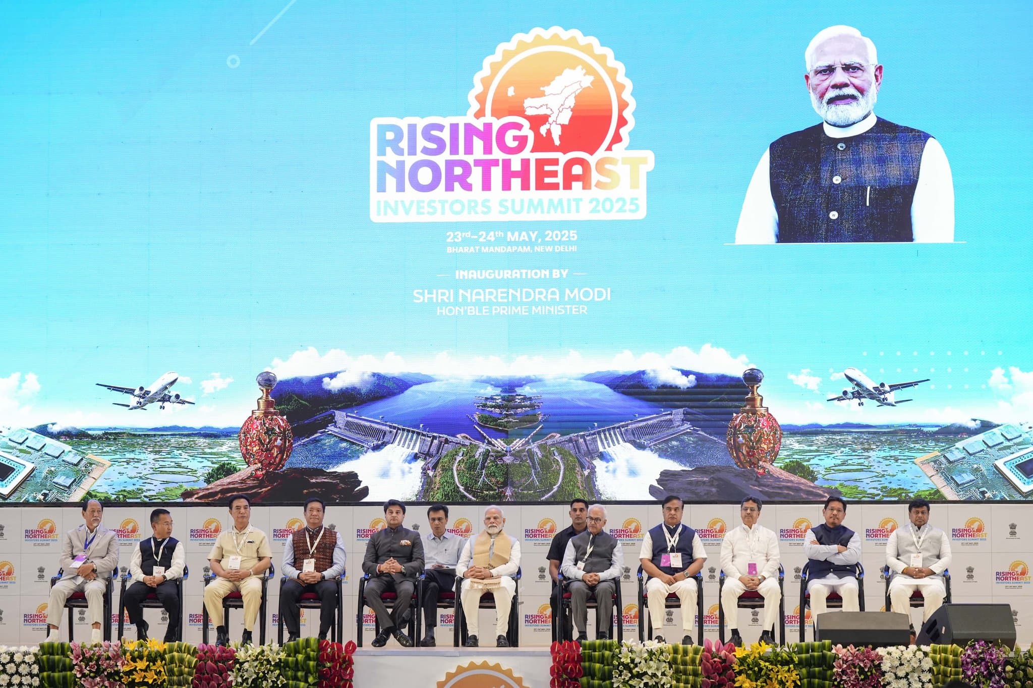 PM Modi Launches Rising North East Investors Summit 2025, Calls Region "Front-Runner" in India's Growth Story