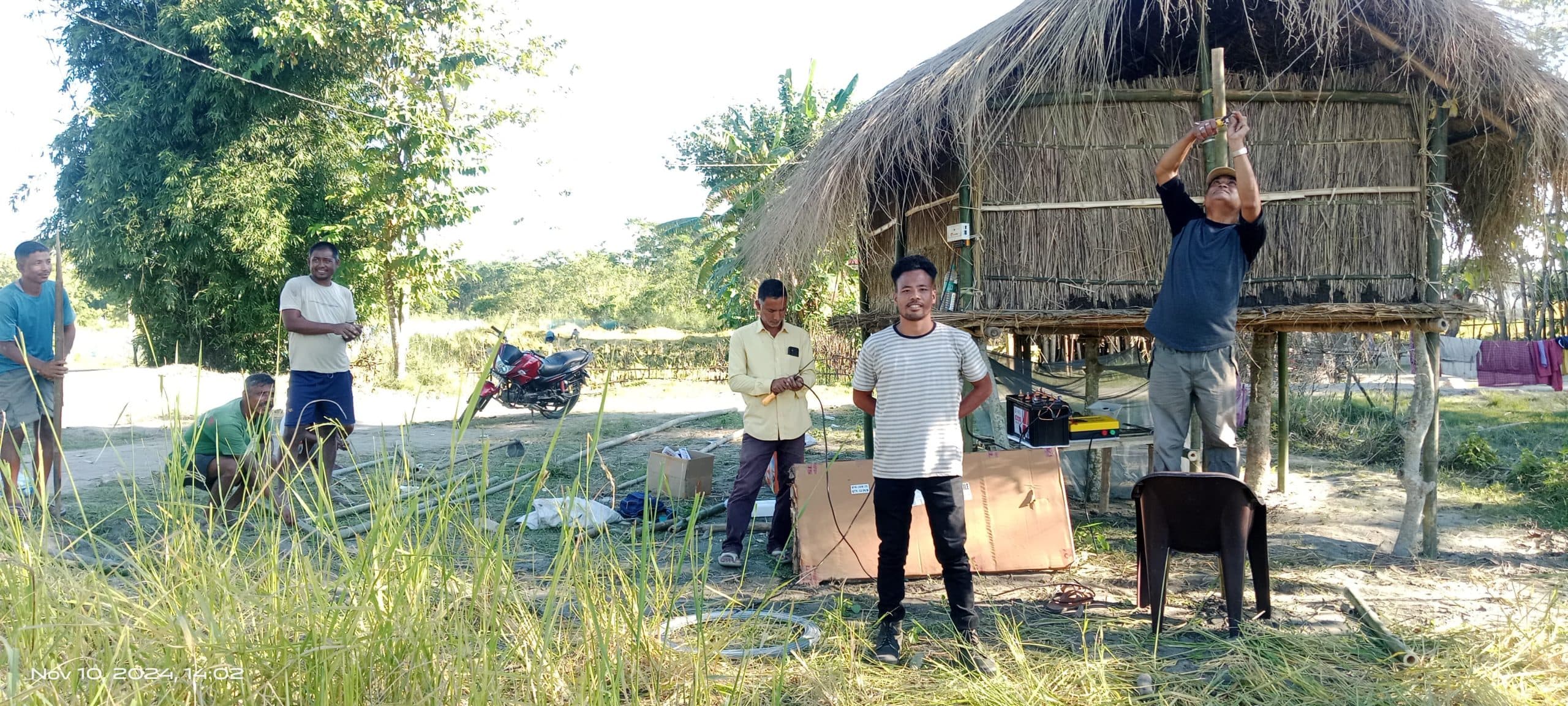 30 km solar fence secures 1047 households in HEC-hit villages in Jorhat district of Assam