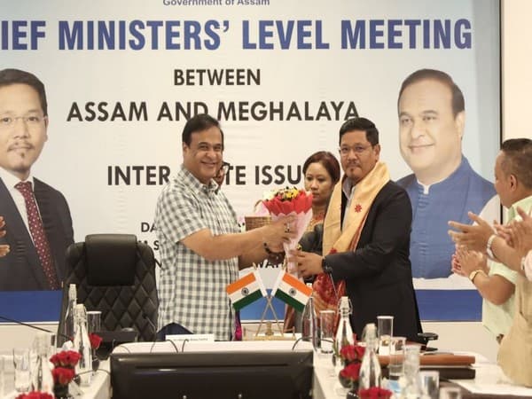 Assam-Meghalaya CMs Unite to Resolve Border Disputes, Boost Power Project, and Combat Guwahati Flooding