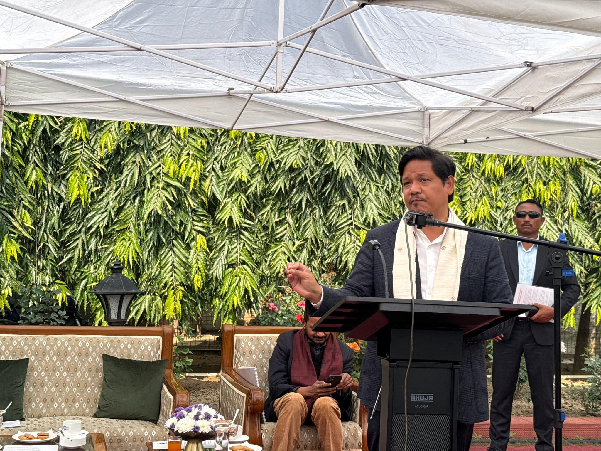 Meghalaya CM Lays Foundation Stone for New Delhi House Annexe
