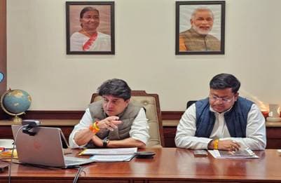 Scindia Reviews Matabari Tourism Circuit Development in Tripura