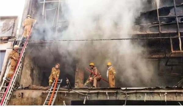 Lucknow Coaching Centre Fire: PM Announces Ex-Gratia, Four Officials Suspended as SIT Probe Ordered