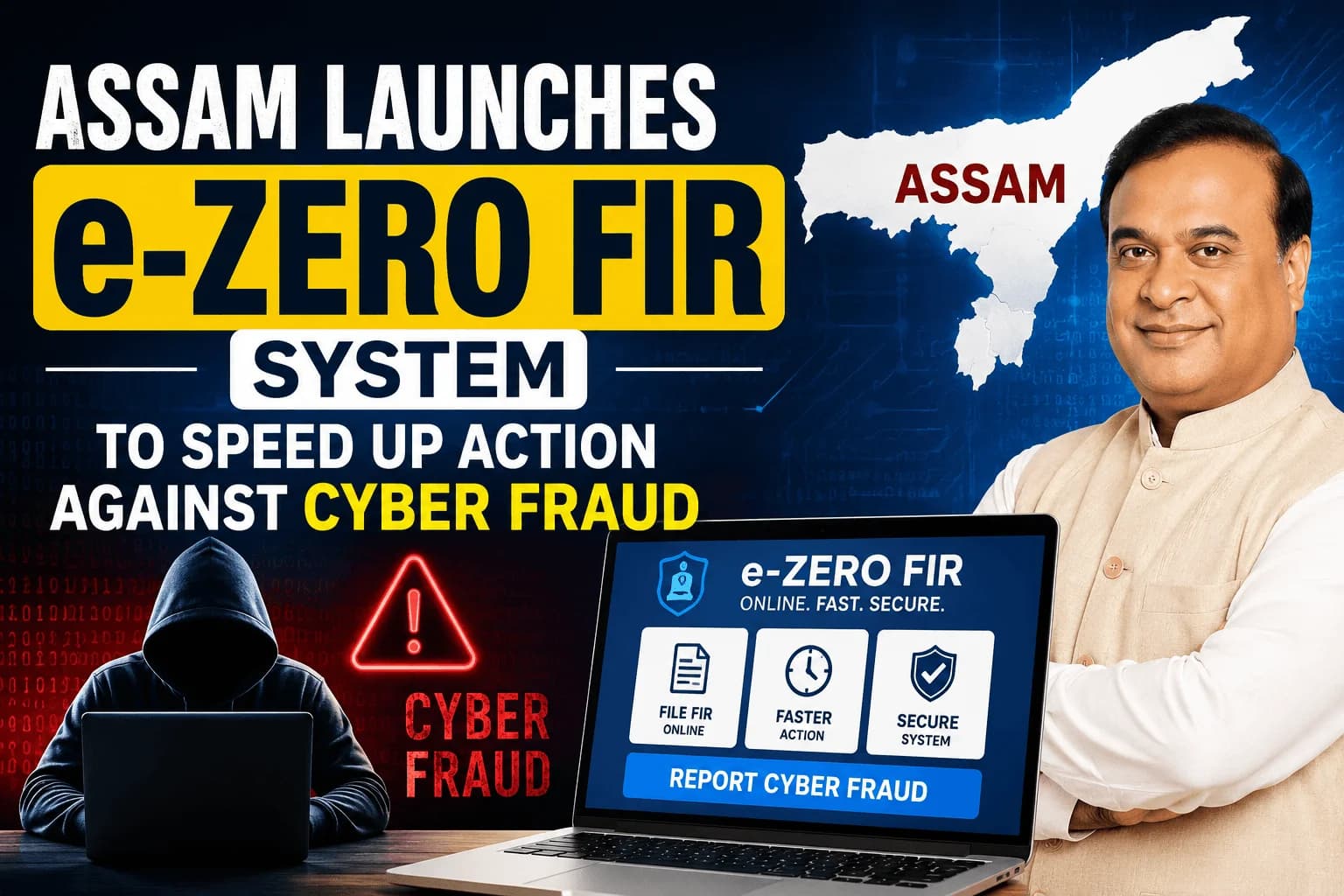Assam Launches e-Zero FIR System to Speed Up Action Against Cyber Fraud