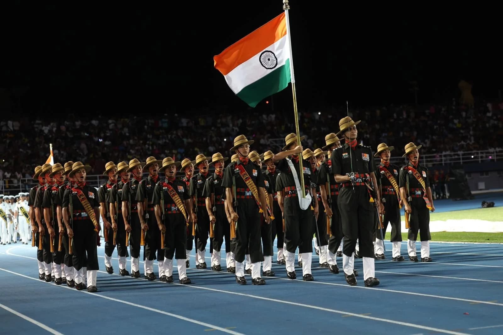 Assam Regiment, Indian Navy Contingents Participate in Seychelles National Day Parade