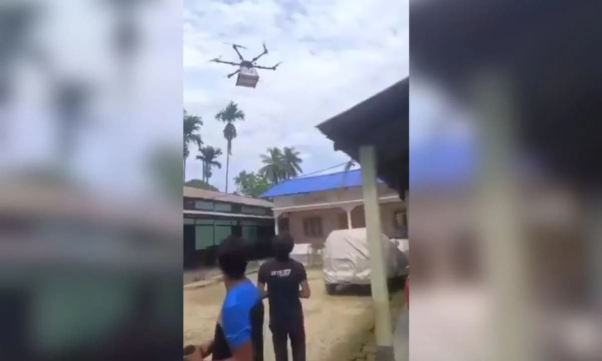 India Post Launches Drone-Based Mail Bag Delivery in Assam