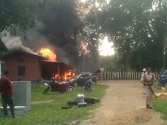 Nagaon Arson case: Jyotsnara Begum, accused in The Batadrava case, surrendered at Nagaon police station.