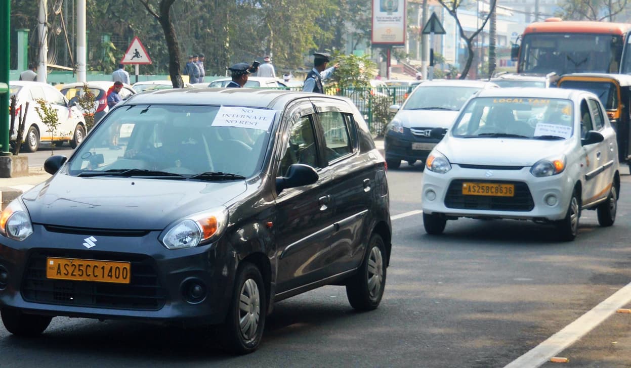 Strict administration rules in force for cabs plying in Guwahati