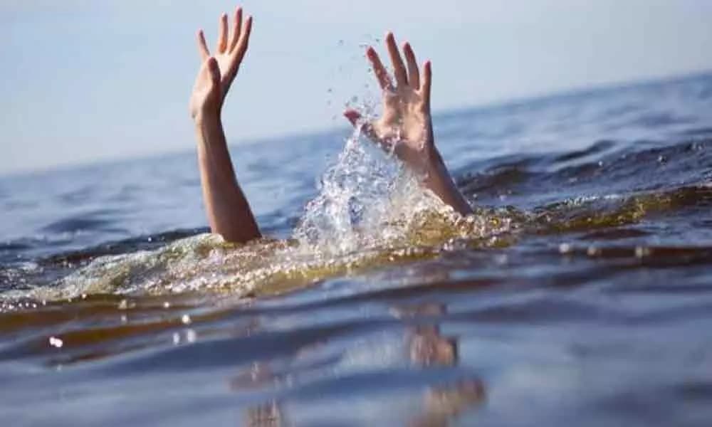 Representational picture of drowning