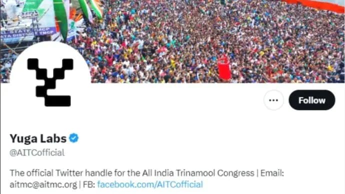 Trinamool Congress' official Twitter account hacked, name and logo changed