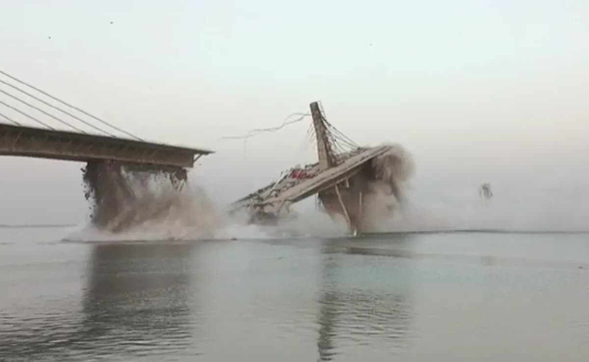 Under Construction Bridge Worth Rs 1,717 Cr Collapses in Bihar, No Casualties Reported