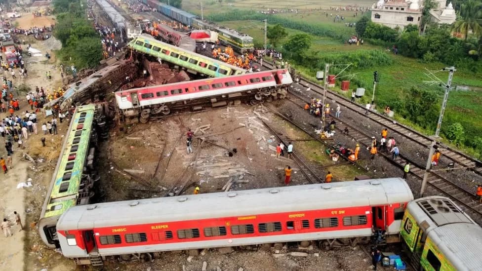 Over 280 People Die in a Catastrophic Train Collision in Odisha