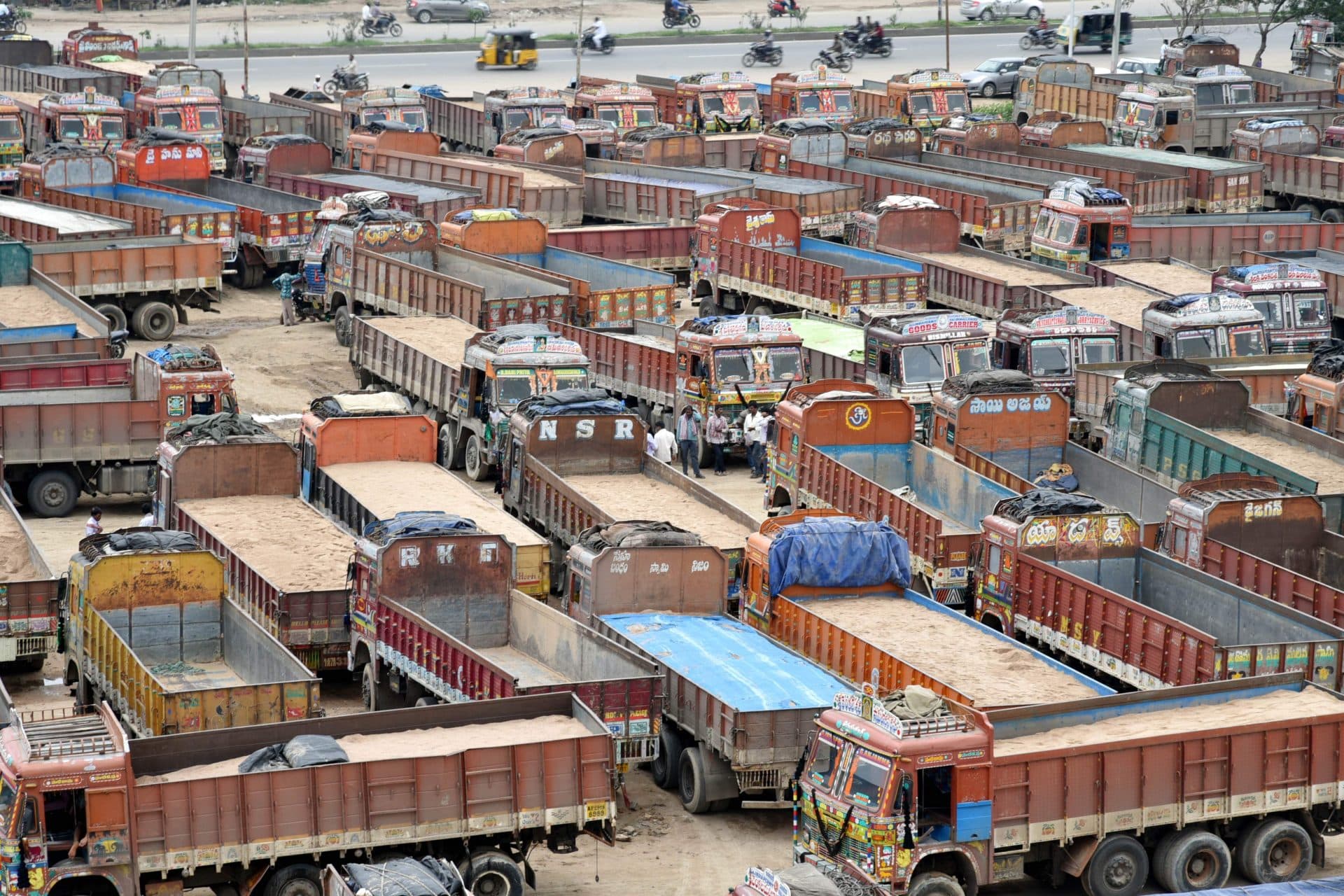 Truck Drivers Strike : Truck Drivers Nationwide Strike Against 'Hit and Run'