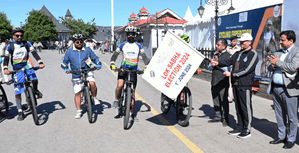 414-km Cycling Expedition Flagged Off in Himachal to Boost Poll Awareness
