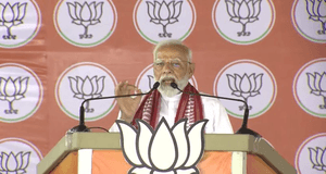 PM Modi lashes out at Congress over Ram Mandir ‘purification’ remarks