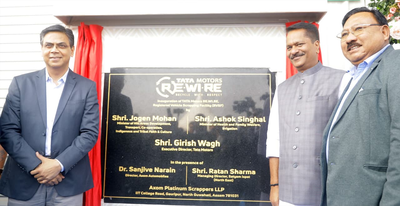 Tata Motors inaugurates cutting-edge registered vehicle scrapping facility in Guwahati