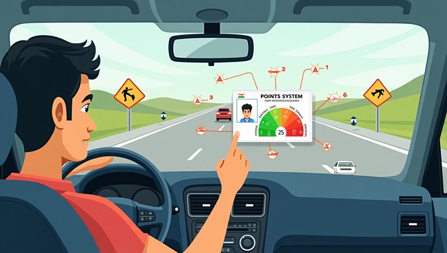 India to Introduce Negative Points System for Driving Licenses to Curb Traffic Violations