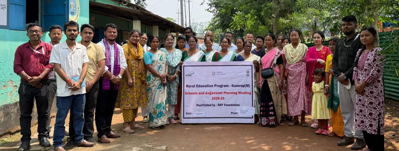 SRF Foundation Drives Educational Progress with Village-Level Planning in Dimoria