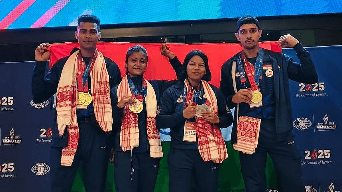 Assam Police Personnel Clinch Eight Medals at World Police and Fire Games 2025