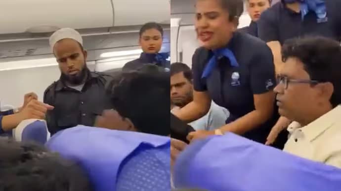 IndiGo Passenger Slaps Man Having Panic Attack Mid-Flight; Handed Over to Security