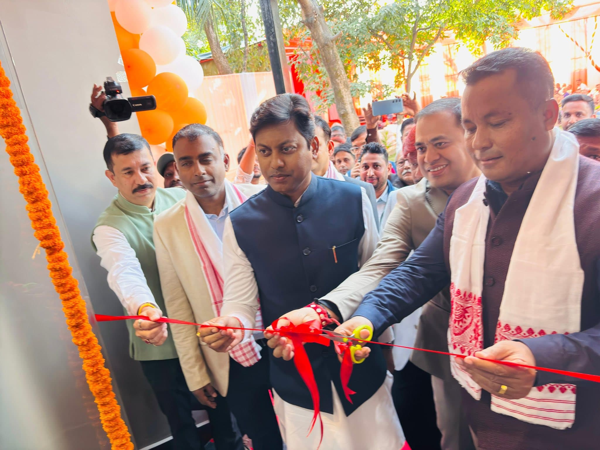 Chairman, ASTC, Shri Pallab Lochan Das; Vice Chairman Shri Pranab Jyoti Lahkar; Managing Director, ASTC, Shri Chinmoy Prakash Phukan