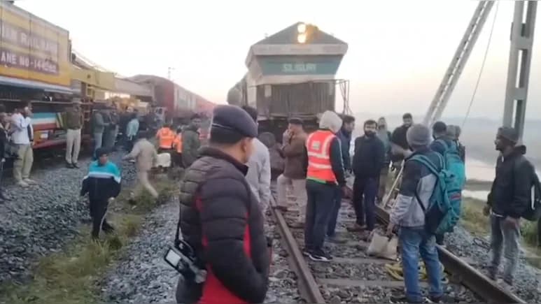 Rajdhani Express Derails in Assam After Colliding with Elephant Herd