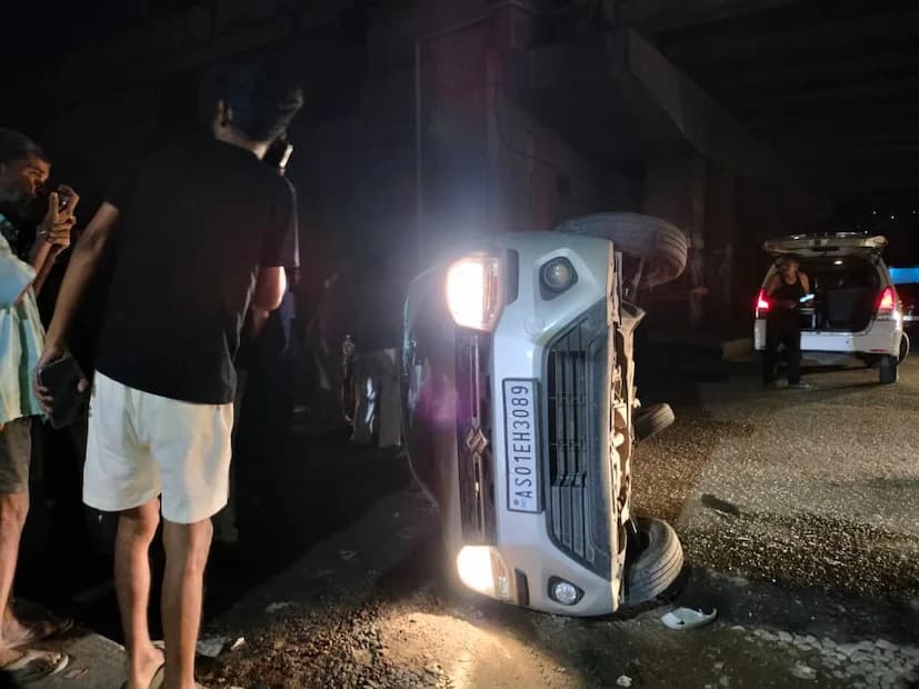 Two Actors Injured in Late-Night Road Accident in Guwahati’s Beharbari