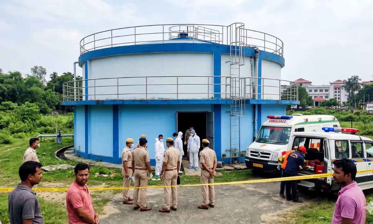 Body of Young Man Recovered from JICA Water Tank Near Lok Bhawan in Guwahati