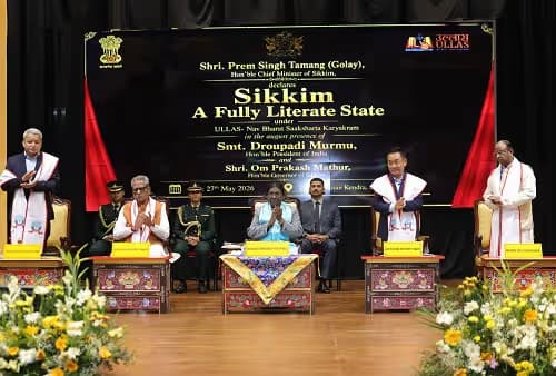 Sikkim - A fully litrate state