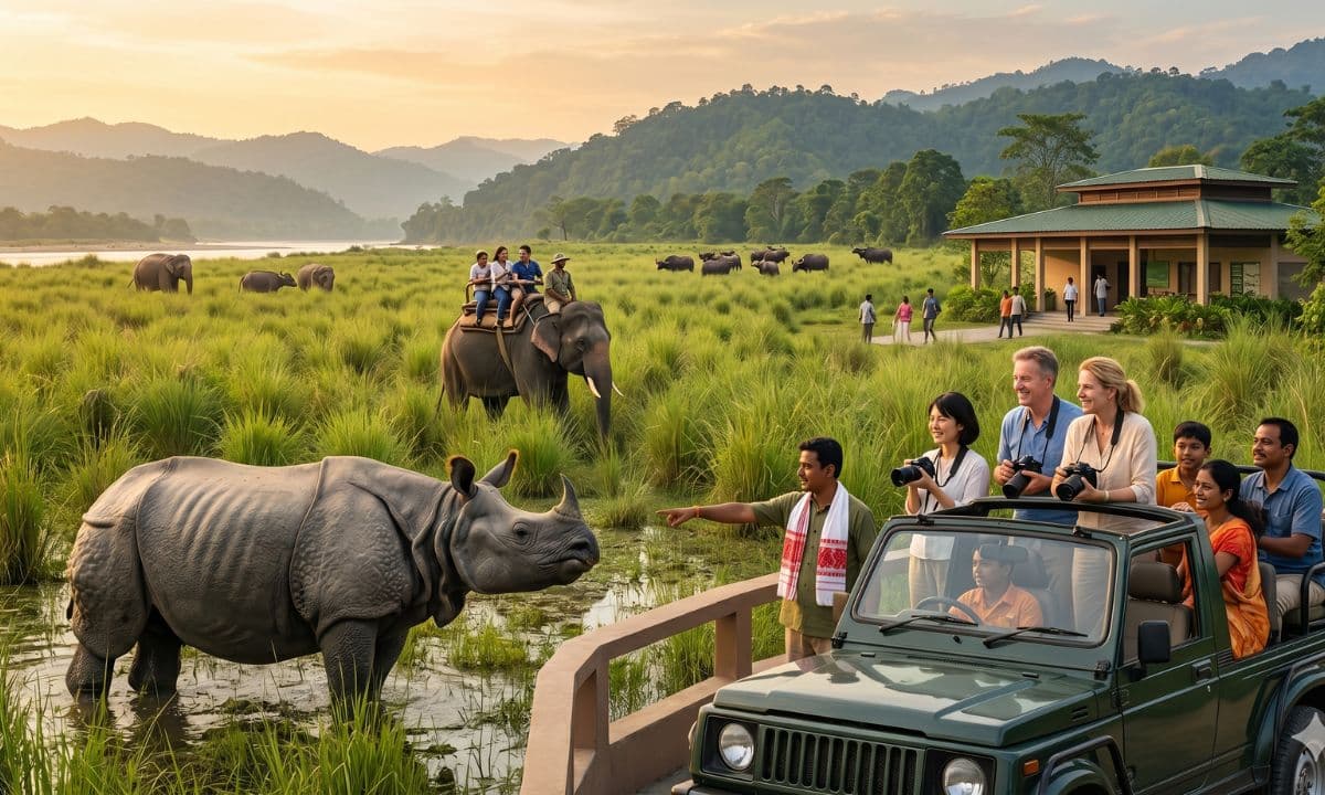 Assam’s Wildlife Destinations Draw Record Tourist Footfall, Boosting Global Tourism Appeal