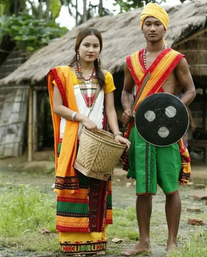 Traditional dress shop of mishing tribe