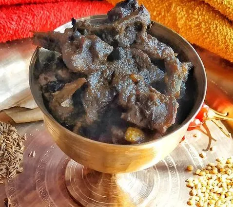 Assamese style duck meat