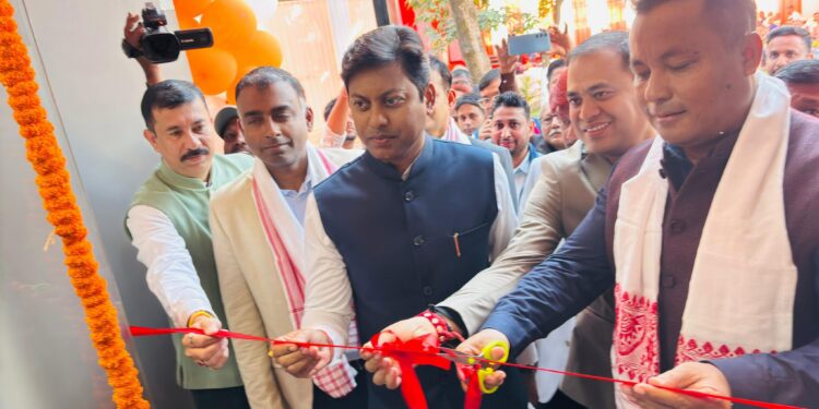 Chairman, ASTC, Shri Pallab Lochan Das; Vice Chairman Shri Pranab Jyoti Lahkar; Managing Director, ASTC, Shri Chinmoy Prakash Phukan