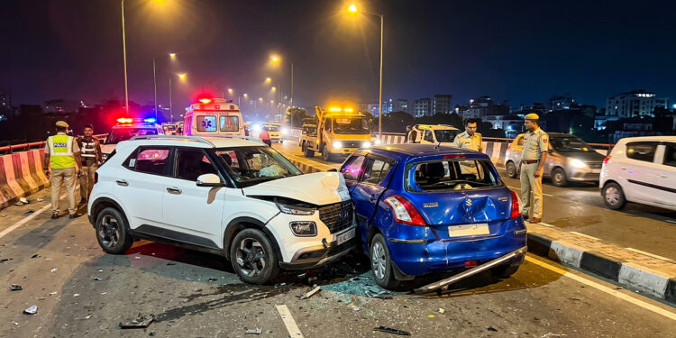 Bhangagarh Flyover Accident